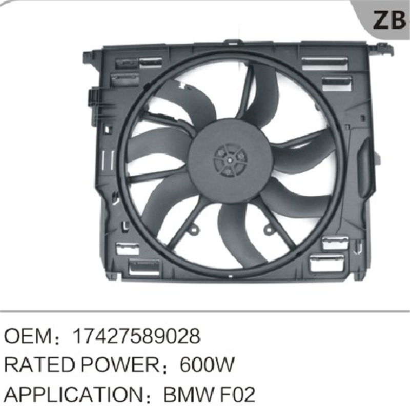 Elektrisk kylfläkt 17427589028 för BMW F02